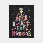 kerstvoedingskraker Squad Ballet Dance Matking F Fleece Deken (Voorkant)