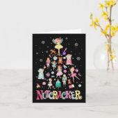 kerstvoedingskraker Squad Ballet Dance Matking F Kaart (Gele Bloem)