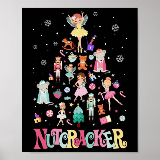 kerstvoedingskraker Squad Ballet Dance Matking F Poster (Voorkant)