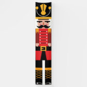 Kerstvoedingskraker Traditionele rode banner (Verticaal)