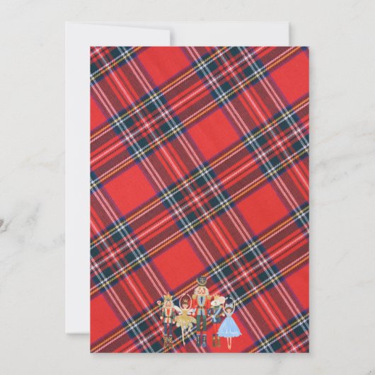 kerstvoedingskraker Uitnodigingen (Achterkant)