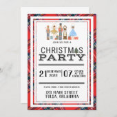 kerstvoedingskraker Uitnodigingen (Voorkant / Achterkant)