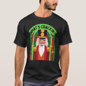 Kerstvoedingskraker Wat is het T-shirt met kerstka (Voorkant)
