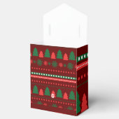 Kerstvoedsel en kerstlabel set bedankdoosjes (Geopend)