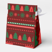 Kerstvoedsel en kerstlabel set bedankdoosjes (Achterkant)