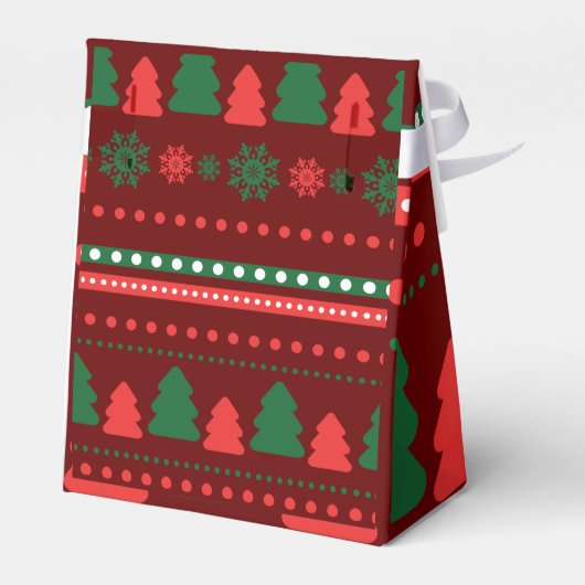 Kerstvoedsel en kerstlabel set bedankdoosjes (Achterkant)