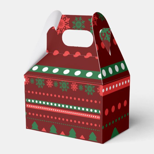 Kerstvoedsel en kerstlabel set bedankdoosjes (Achterkant)