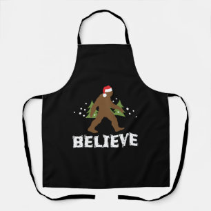 Kerstvoet Sasquatch Xmas Apparel Funny Schort