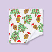 Kerstvoetbal Bad Handdoek (Wasdoekje)