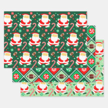 Kerstvoetbal Inpakpapier Vellen
