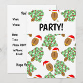 Kerstvoetbal Kaart (Voorkant / Achterkant)