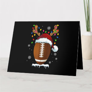 Kerstvoetbal Lichtjes Funny Boys Mannen Sport Kaart
