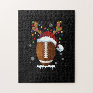 Kerstvoetbal Lichtjes Funny Boys Mannen Sport Legpuzzel