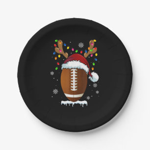 Kerstvoetbal Lichtjes Funny Boys Mannen Sport Papieren Bordje