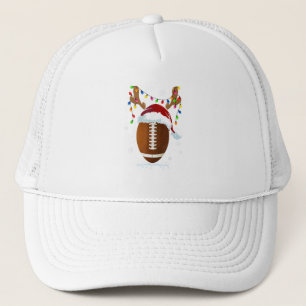 Kerstvoetbal Lichtjes Funny Boys Mannen Sport Trucker Pet