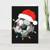 Kerstvoetbal Ll Shirt Heren Jeugd Jongens Kerst Py Kaart (Voorkant)