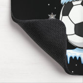Kerstvoetbal Rendieren Muismat (Hoek)