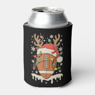 Kerstvoetbal Santa-hoed Rendier Kerstlichten Blikjeskoeler