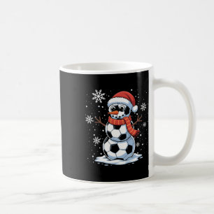 Kerstvoetbal Sneeuwman Kerst Vrouwen Mannen Kinder Koffiemok