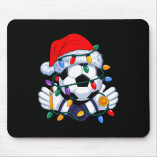 Kerstvoetbal Xmas Kerstman Sporthoed Heren Dames Muismat