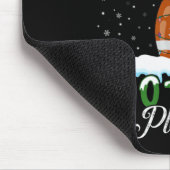 Kerstvoetballer van favoriete Football voor de ker Muismat (Hoek)