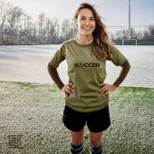 Kerstvoetbalornament Klassiek T-shirt