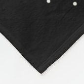 Kerstvoetbalrendier fleece deken (Hoek)