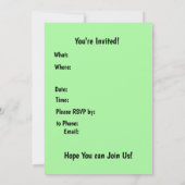 Kerstvoetbaluitnodiging Kaart (Achterkant)