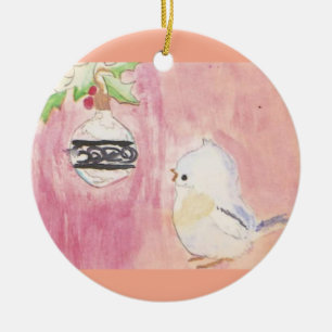 Kerstvogel en ornament