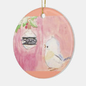 Kerstvogel en ornament (Links)