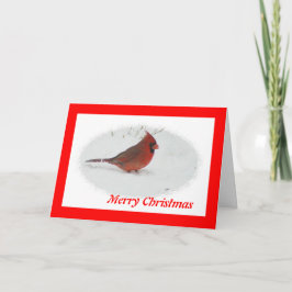 kerstvogel feestdagen kaart