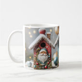 Kerstvogel herbergt Santa Coffee Mok (Links)