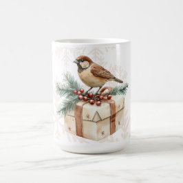 kerstvogel koffiemok