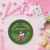 kerstvogel op een Bord voor bijkantoor (Feest)