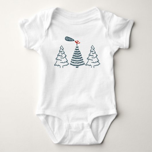 kerstvogel romper (Voorkant)