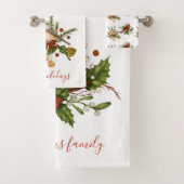 kerstvogels bad handdoek (Insitu)