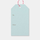 kerstvogels cadeaulabel (Achterkant)