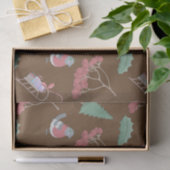 Kerstvogels en -hoeden tissuepapier (Geschenk)