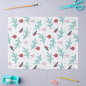 Kerstvogels en kogelpatronen tissuepapier (Craft)