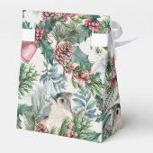 kerstvogels en sinaasappelpatronen bedankdoosjes (Achterkant)