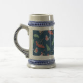 Kerstvogels en Slapjes blauw Bierpul (Links)
