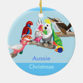 Kerstvogels in Australië Keramisch Ornament (Achterkant)
