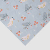 Kerstvogels naadloos patroon tissuepapier (Detail)