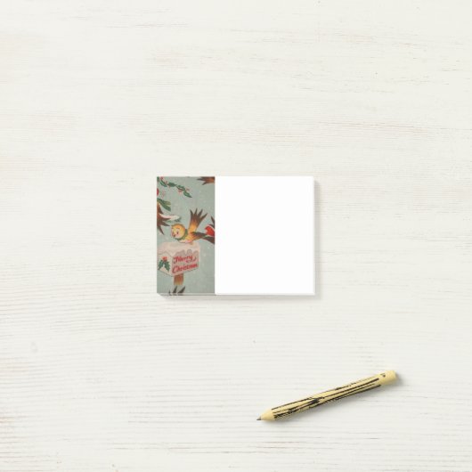  kerstvogels post-it® notes (Op bureau)