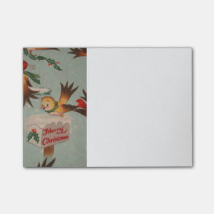 kerstvogels post-it® notes