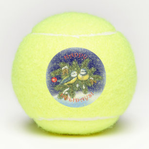 kerstvogels tennisballen