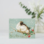  kerstvogels, trilling briefkaart (Staand voorkant)