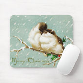  kerstvogels, trilling muismat (Met muis)