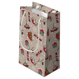 Kerstvogels Woodland 'Thuis voor de Feestdagen' Klein Cadeauzakje