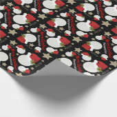 Kerstvolleybal All Star - Personaliseren Cadeaupapier (Hoek)